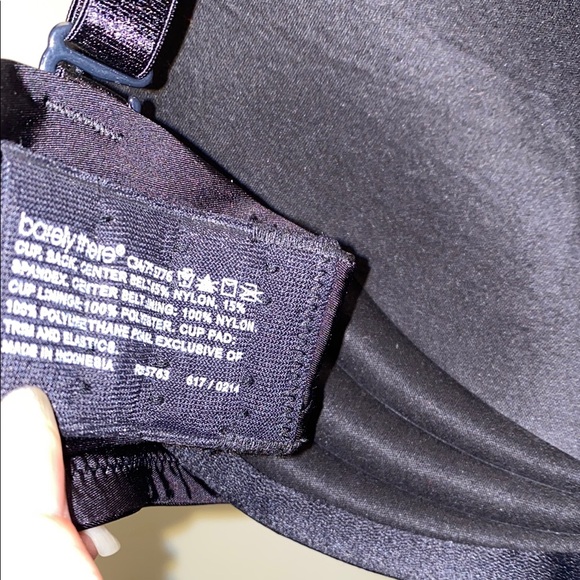 34C NWT Barely There PushUp Hanes Customized Lift Silver detail between cup Bra - Picture 8 of 13